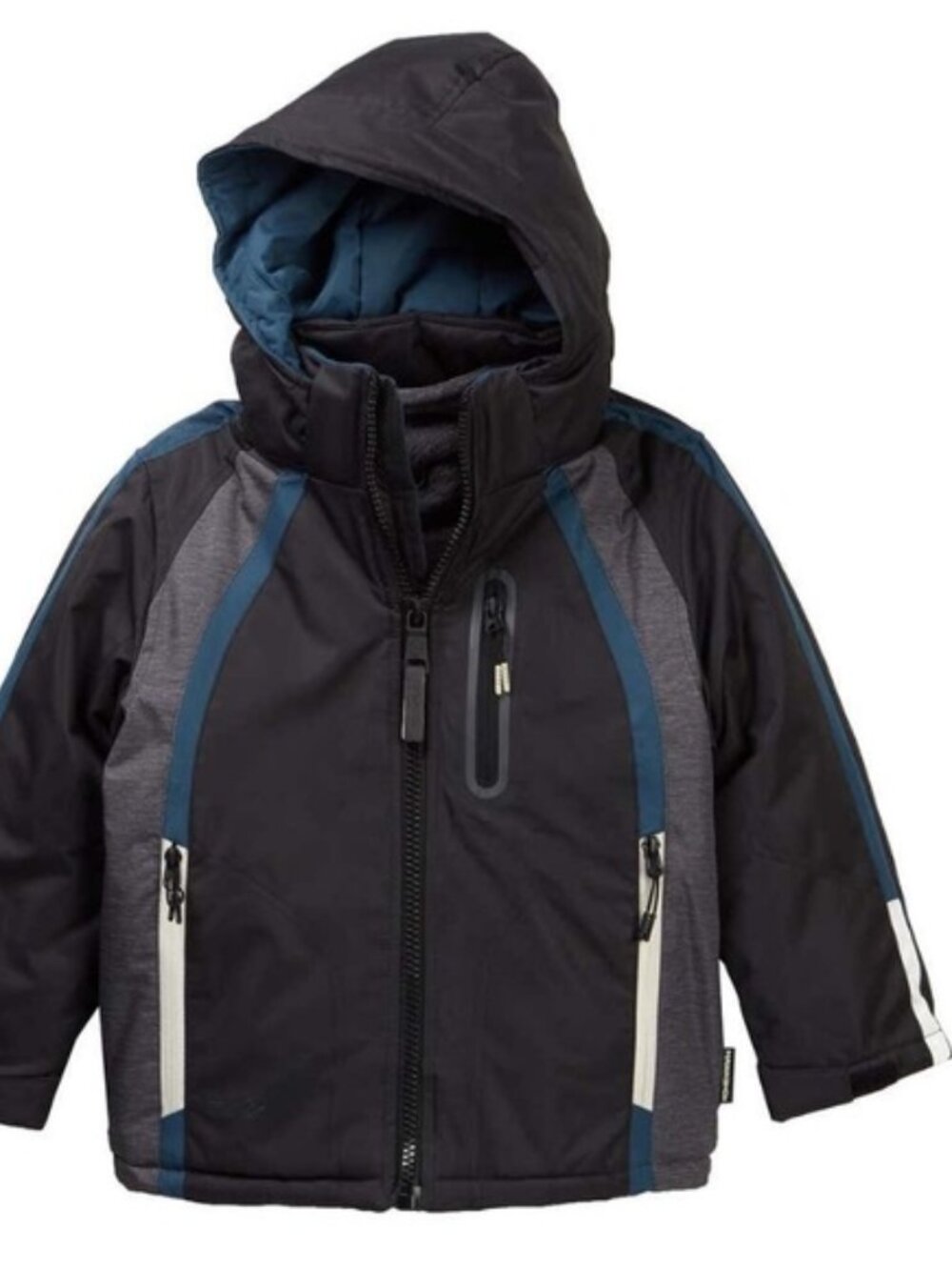 Hawke &Co SPORT Axis System Hooded Jacket Coat Parka Puffer 2-n-1 NWOT BLACK